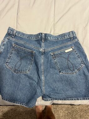 Calvin Klein Light Blue Denim Jean Shorts